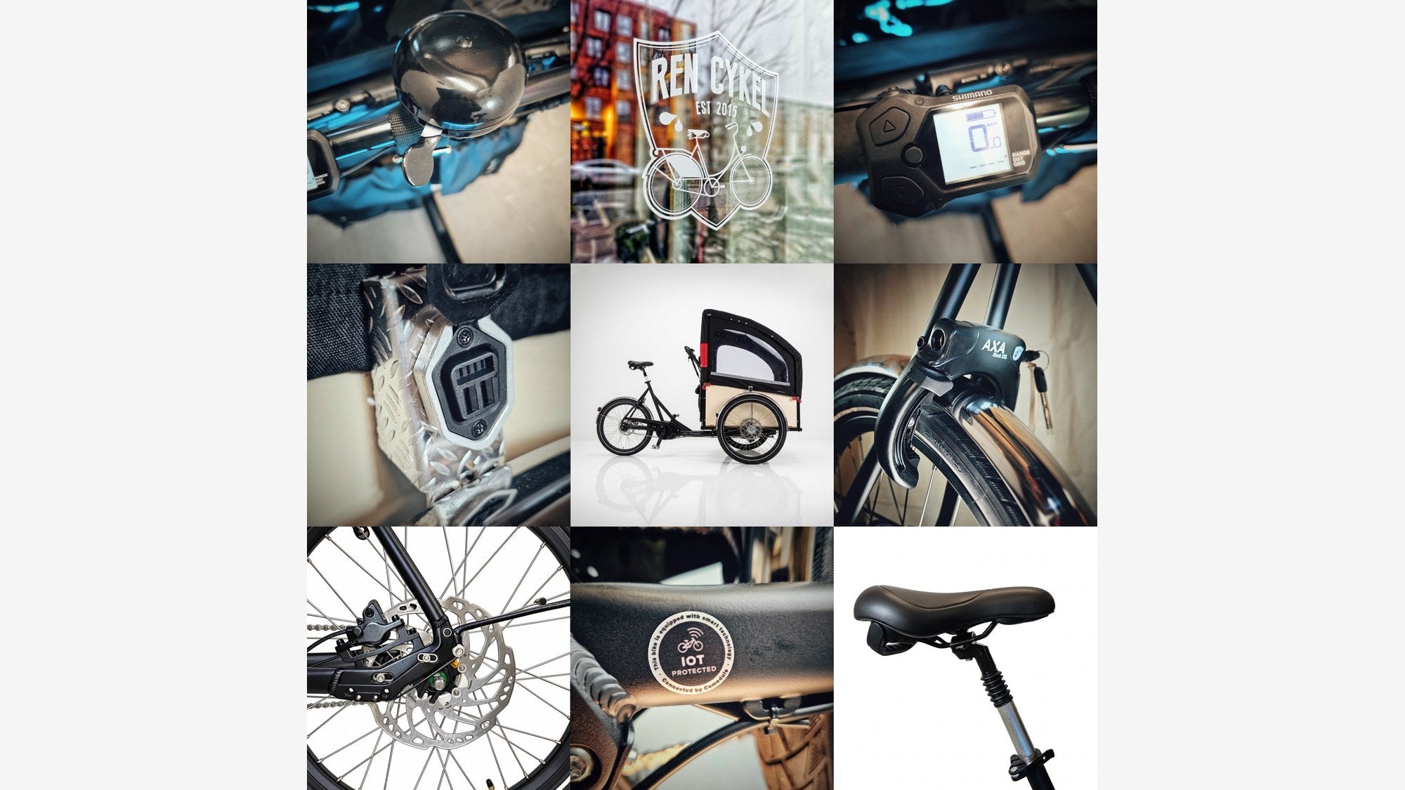 Christiania Bikes M1 Skrå – detaljer