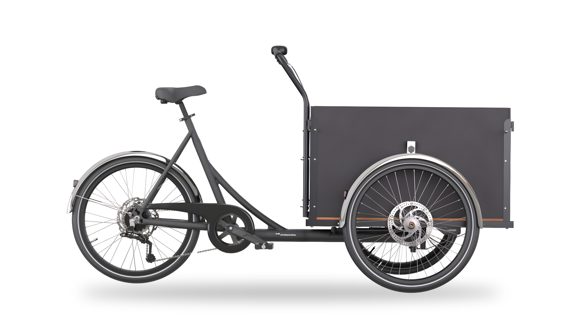 Christiania Bikes R1 med straight kasse i sort