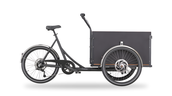 Christiania Bikes R1 med straight kasse i sort